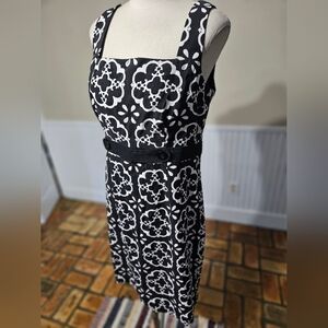 London Style Geometric Dress Size 12